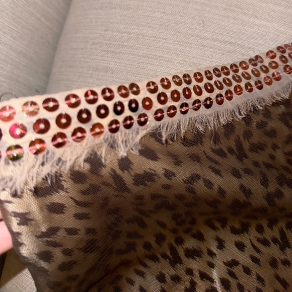 cheetah print silky skirt - Picture 2 of 4
